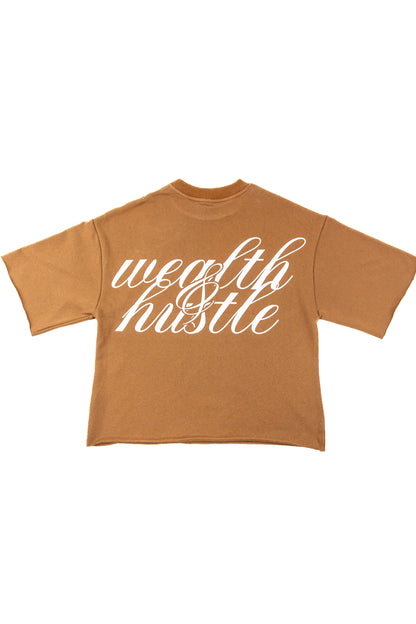 Oversized T Shirt - Brown