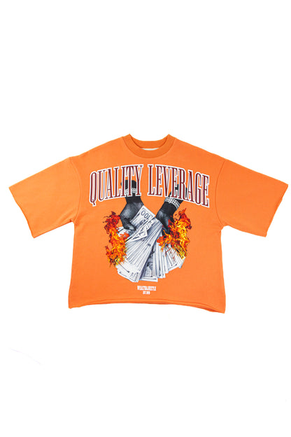 Oversized T Shirt - Orange