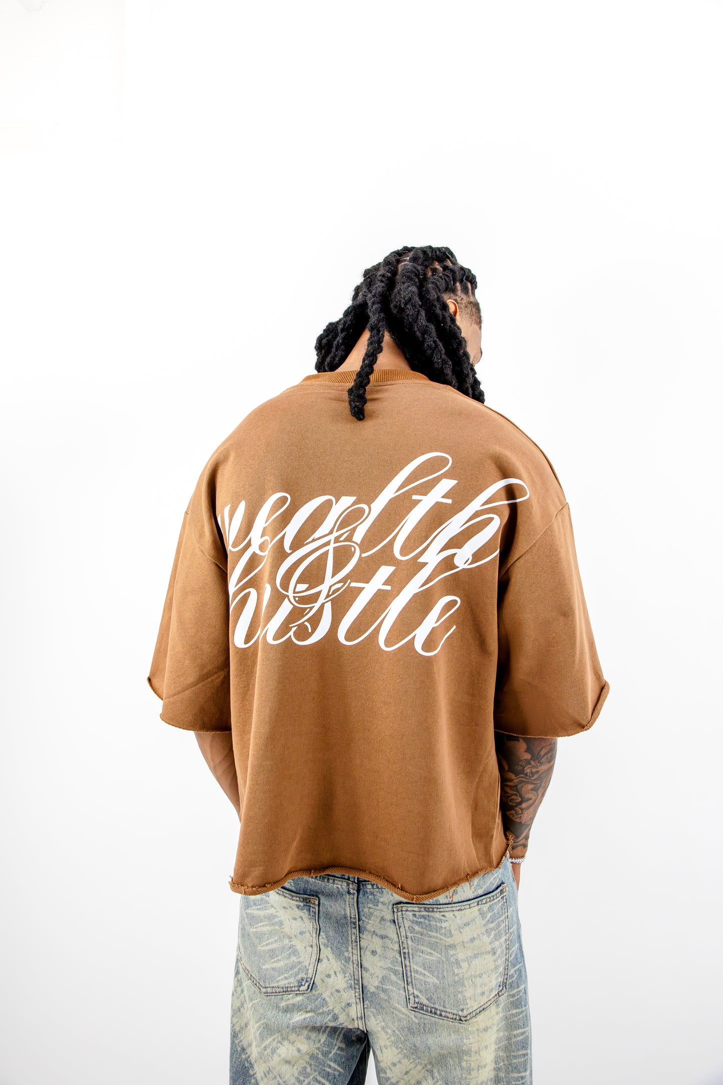 Oversized T Shirt - Brown