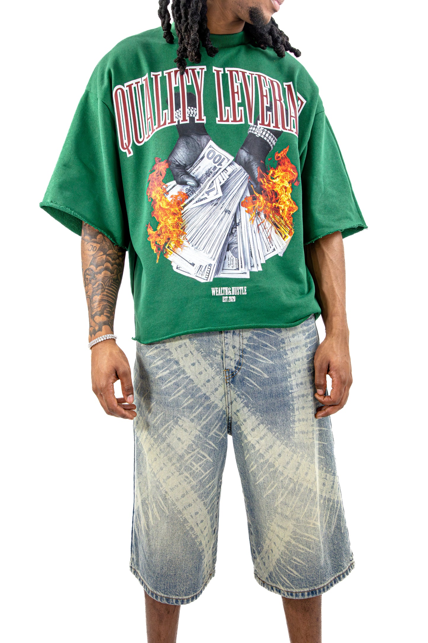 Oversized T Shirt - Green