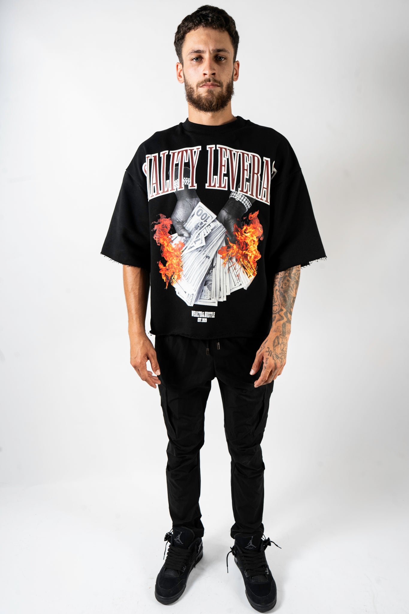 Oversized T Shirt - Black
