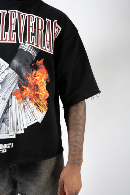 Oversized T Shirt - Black